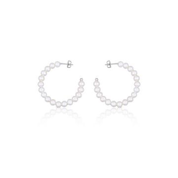 Boucles d'oreilles argent 925 perle d'eau douce 5-5.5mm