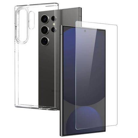 Cover-Discount  Galaxy S25 Ultra - NORTHJO Set Handyhülle und Panzerglas 