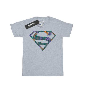 Tshirt SUPERMAN FLORAL LOGO