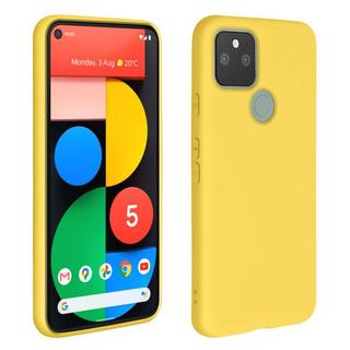 Avizar  Coque Google Pixel 5 Soft Touch Jaune 