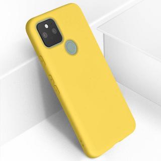 Avizar  Coque Google Pixel 5 Soft Touch Jaune 