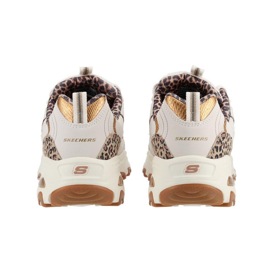 SKECHERS D'Lites Sneaker mit Leopardenmuster Akzenten  