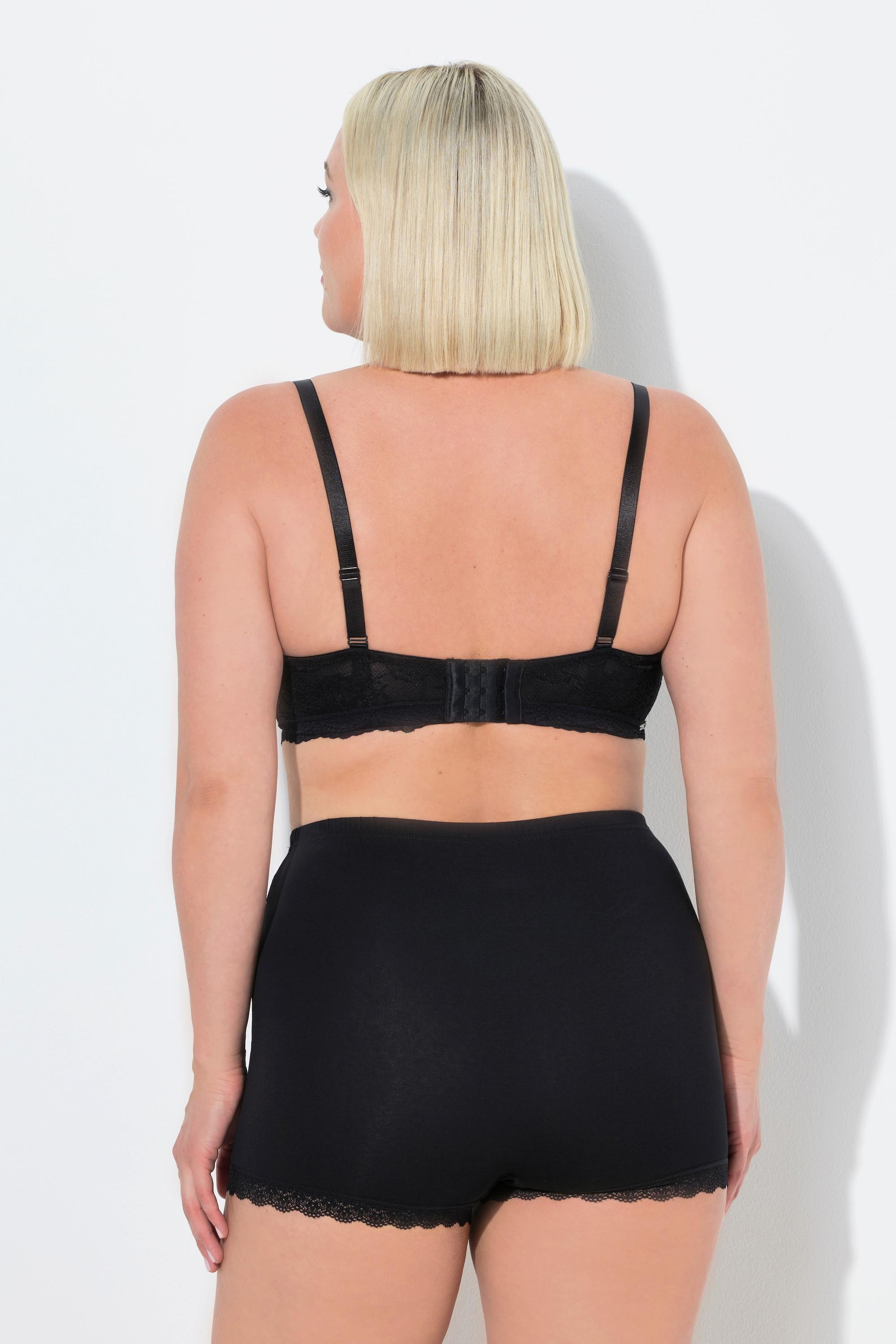 Ulla Popken Bralette Soft Cup Pizzo senza Ferretto  