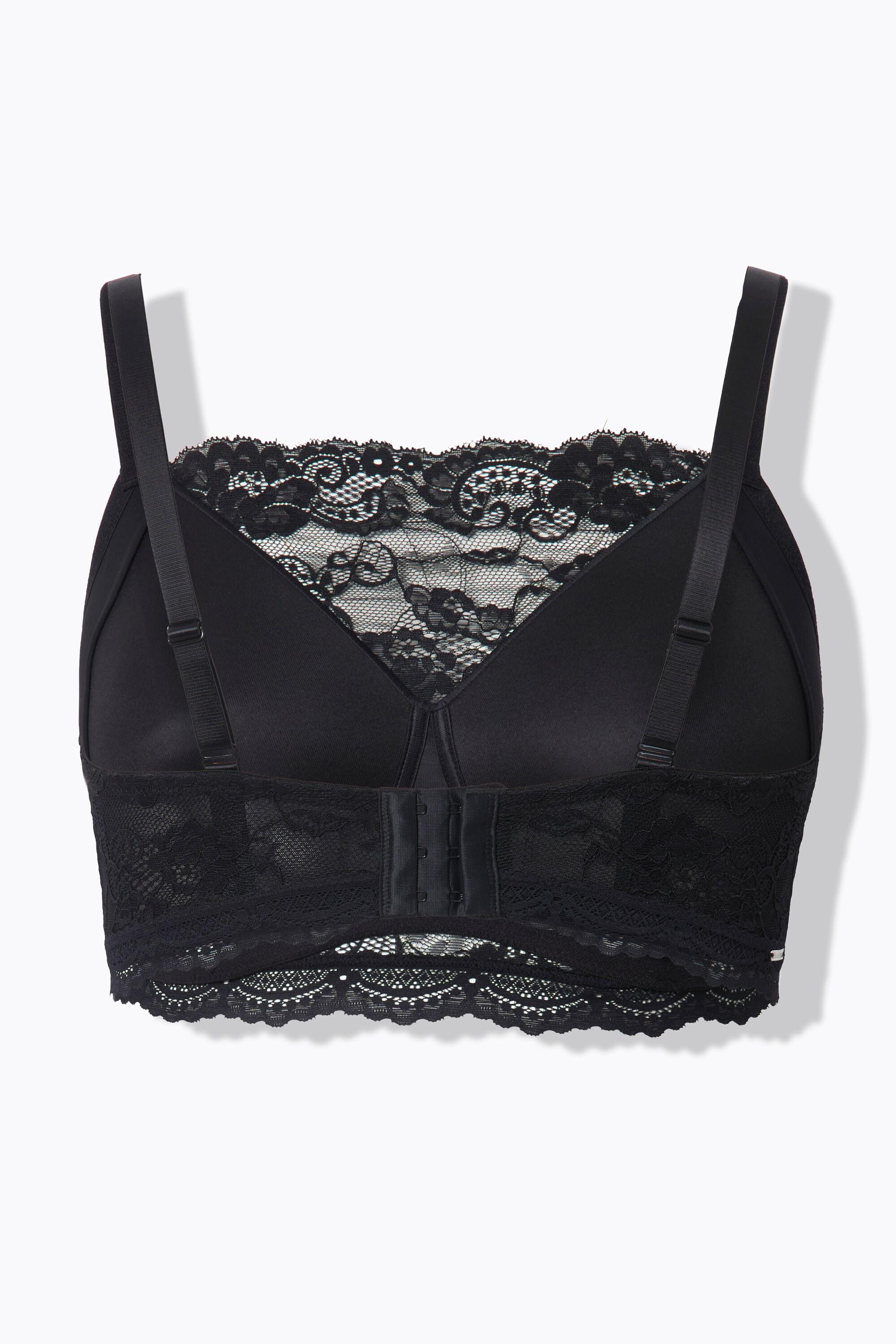 Ulla Popken Bralette Soft Cup Pizzo senza Ferretto  