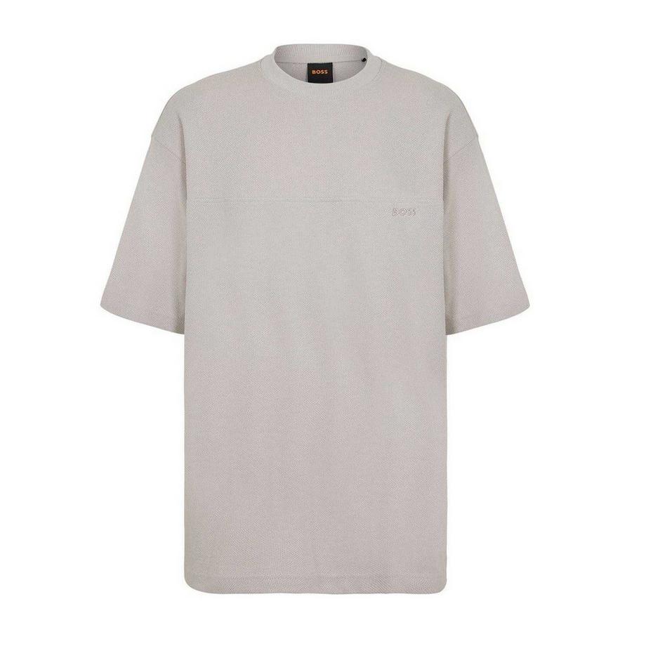 T-Shirt, Rundhalsausschnitt, Jersey, Übergroß