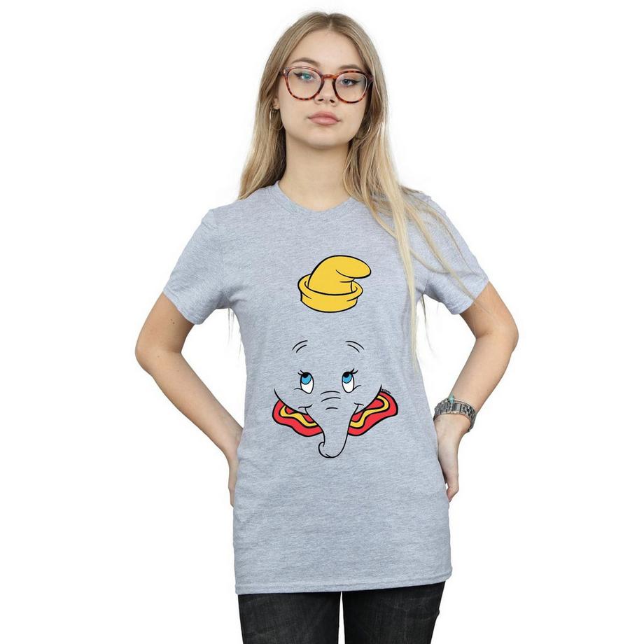 Disney Dumbo Face T-Shirt Stampata  