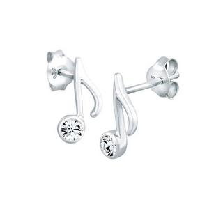 Elli  Ohrringe Note Musik Melodie Kristalle 