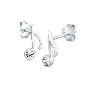 Ohrringe Note Musik Melodie Kristalle