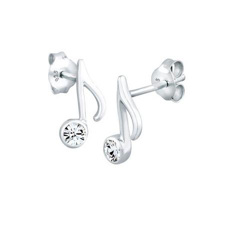 Elli  Ohrringe Note Musik Melodie Kristalle 