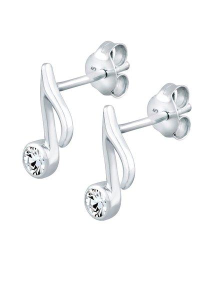 Elli  Ohrringe Note Musik Melodie Kristalle 