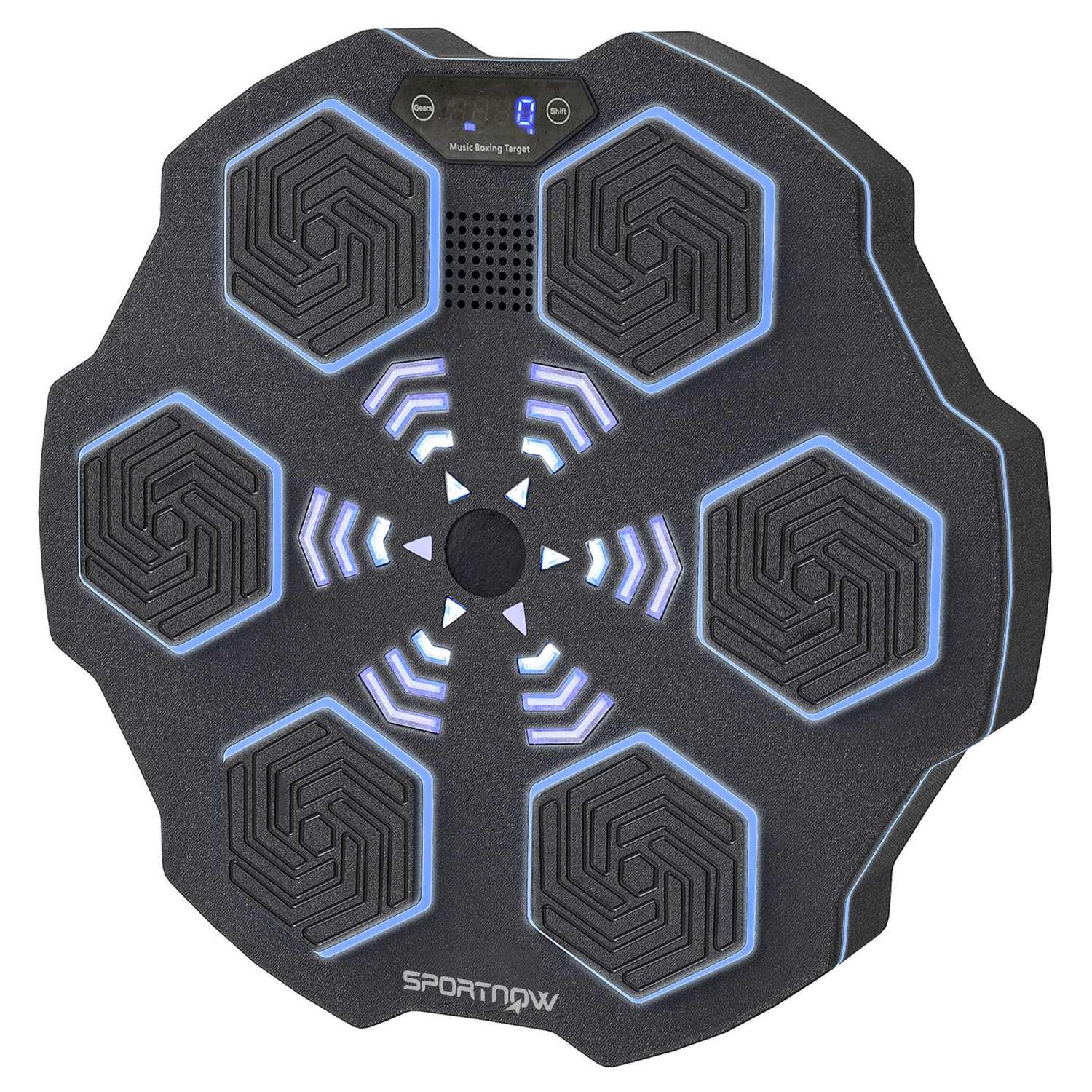 Northio  Boîte à musique, enceinte Bluetooth, montage mural, 9 vitesses et modes, lumières LED, noir 