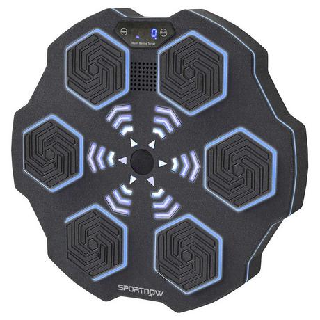 Northio  Boîte à musique, enceinte Bluetooth, montage mural, 9 vitesses et modes, lumières LED, noir 