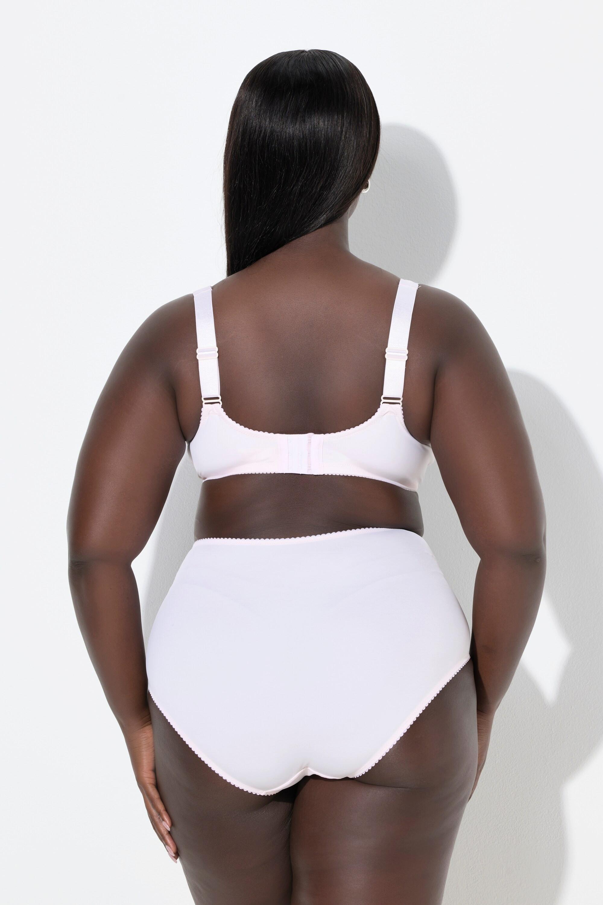 Ulla Popken Reggiseno senza ferretto in pizzo mesh  