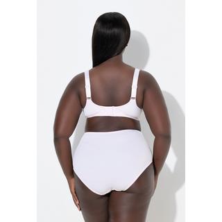 Ulla Popken Reggiseno senza ferretto in pizzo mesh  