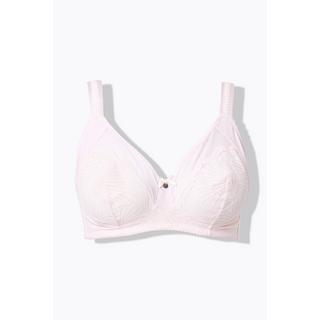 Ulla Popken Reggiseno senza ferretto in pizzo mesh  