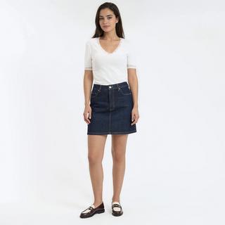 La Redoute Collections T-Shirt Scollo a V Dettagli in Pizzo  