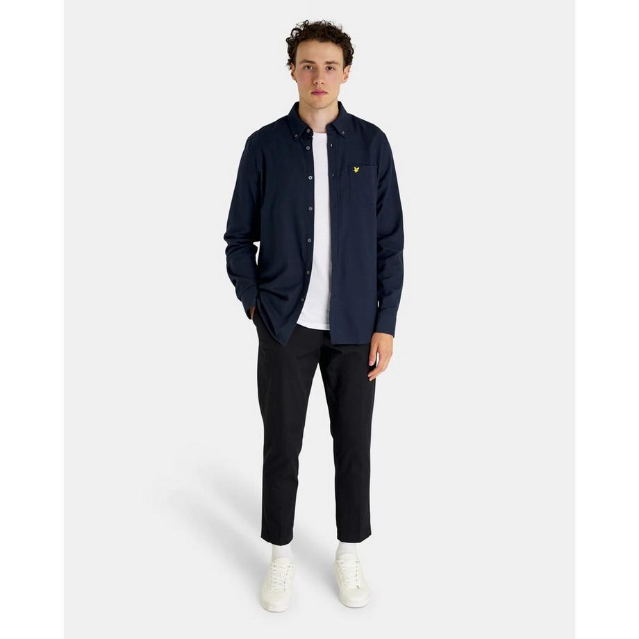 LYLE & SCOTT Einfarbiges Flanellhemd  