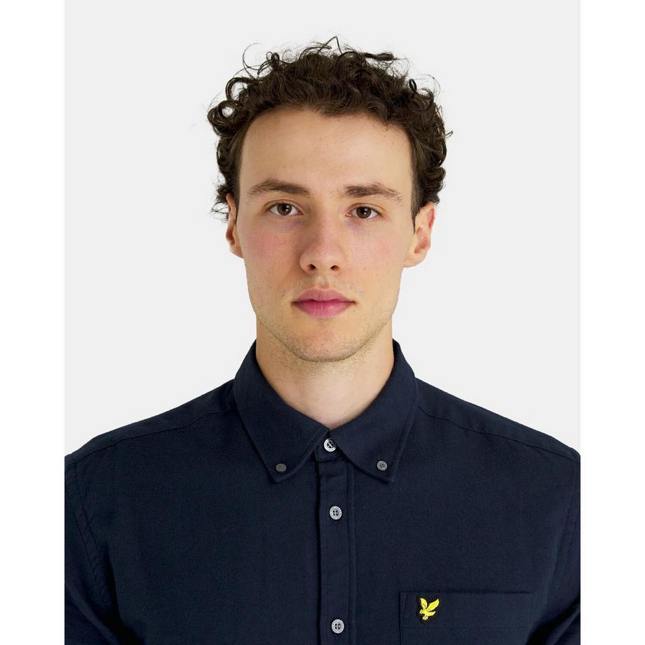 LYLE & SCOTT Einfarbiges Flanellhemd  
