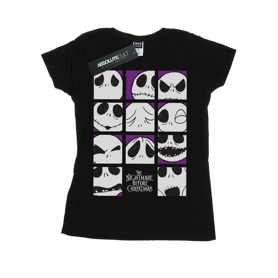 Disney Nightmare Before Christmas Many Faces Of Jack T-Shirt  