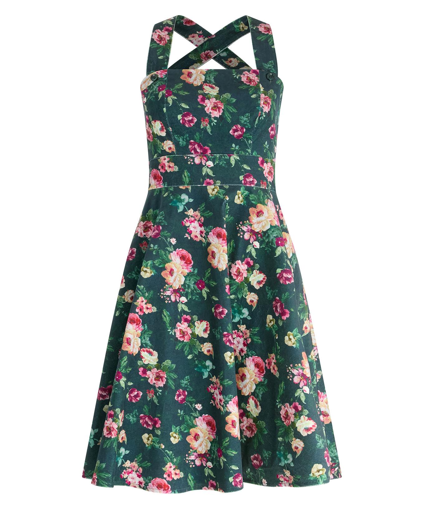 Joe Browns Latzkleid mit Blumenmuster  