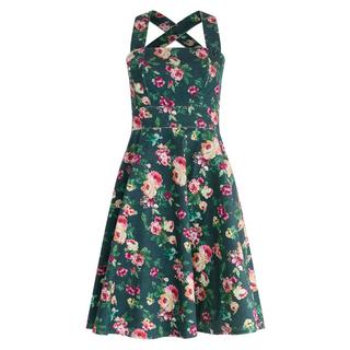 Joe Browns Latzkleid mit Blumenmuster  