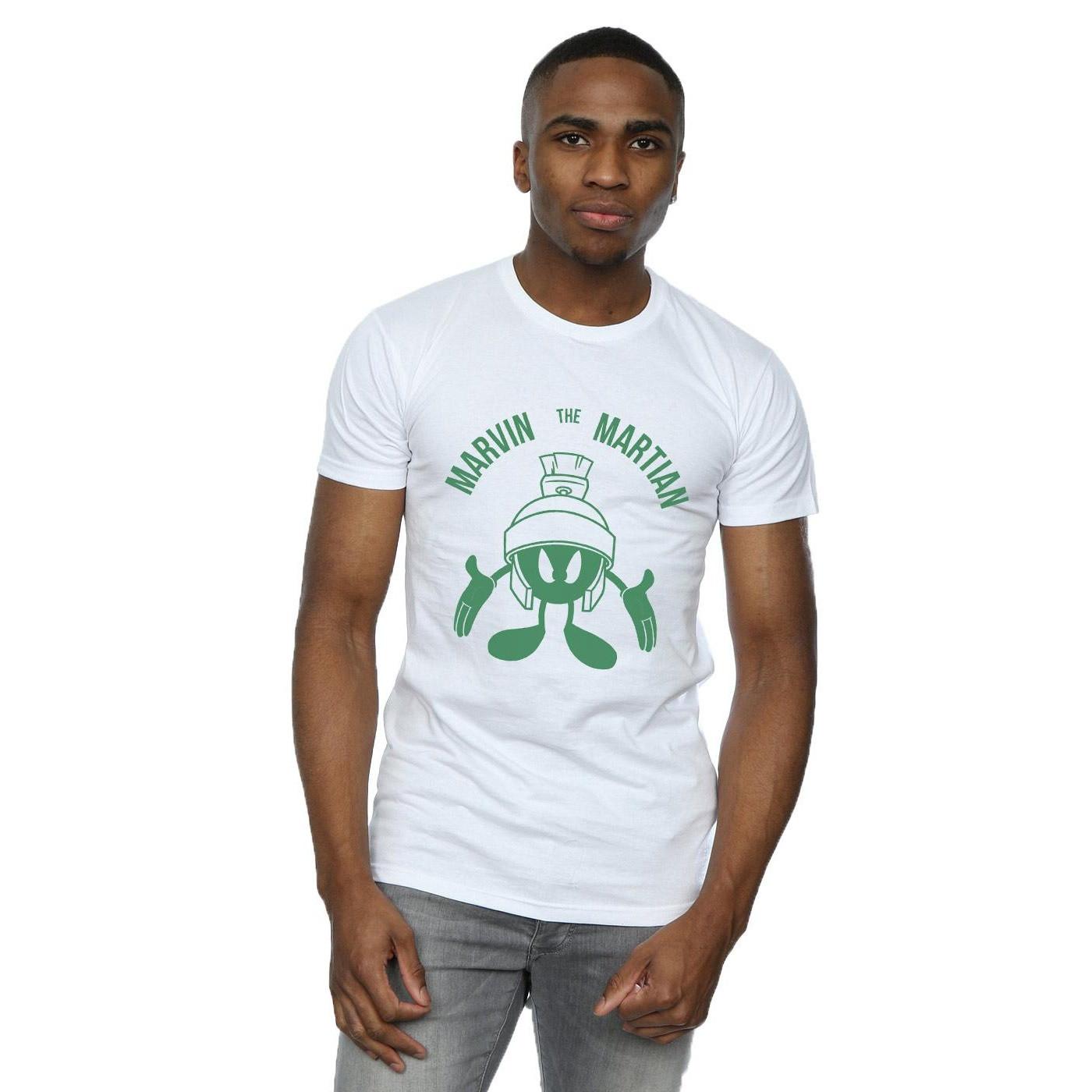 LOONEY TUNES Marvin the Martian T-Shirt Stampata  