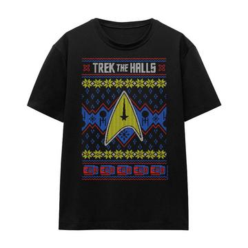 Trek the Halls Ugly TShirt  weihnachtliches Design
