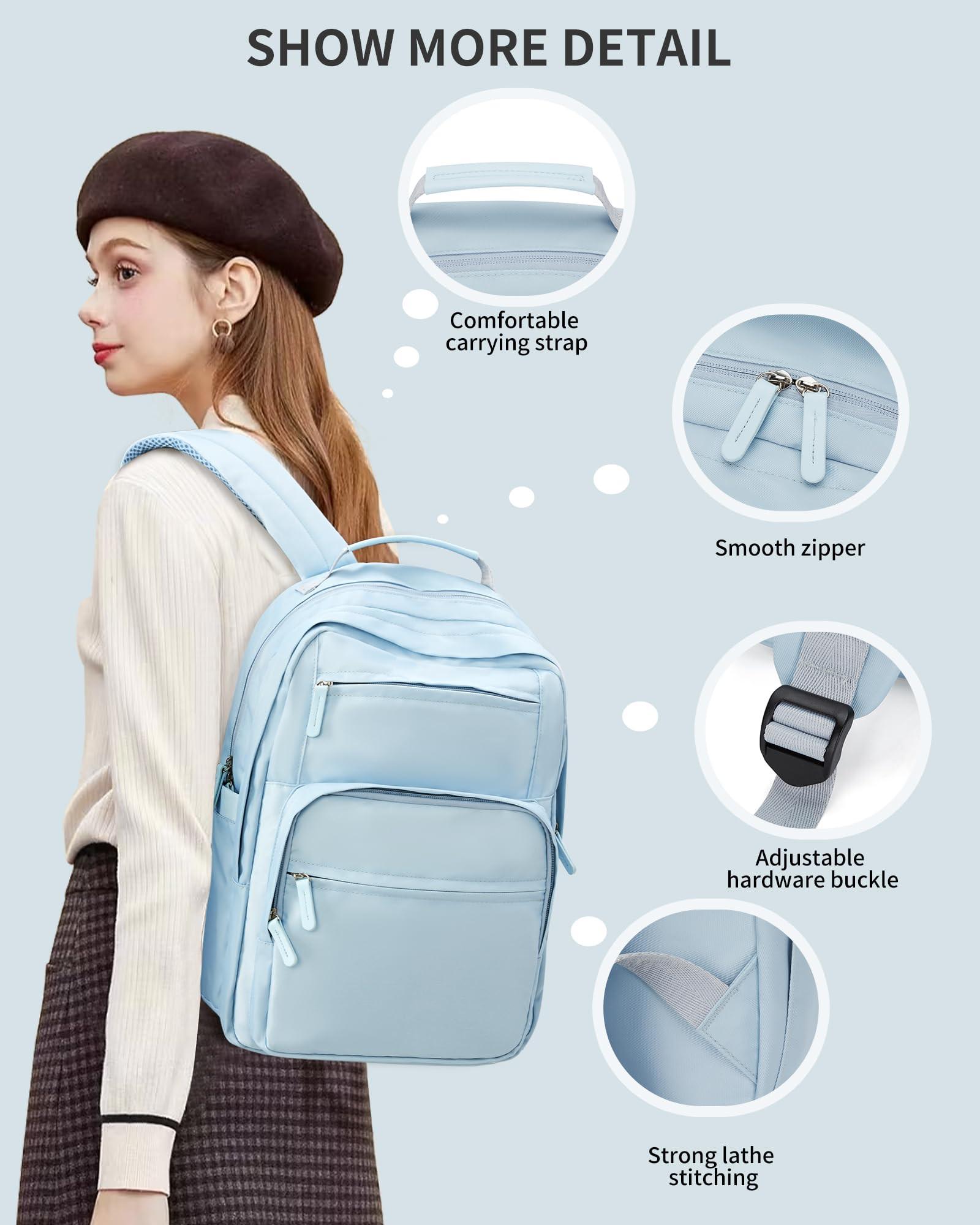 Only-bags.store Schulrucksack Rucksack mit Laptopfach Tagesrucksäcke Wasserdichter Rucksack  