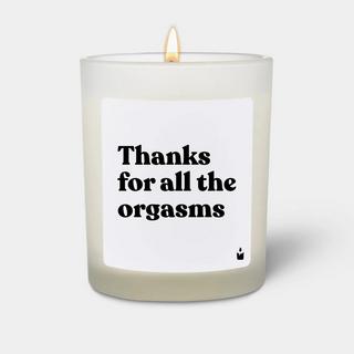 CandleHand Bougie Parfumée Flowery Thanks for all the orgasms  