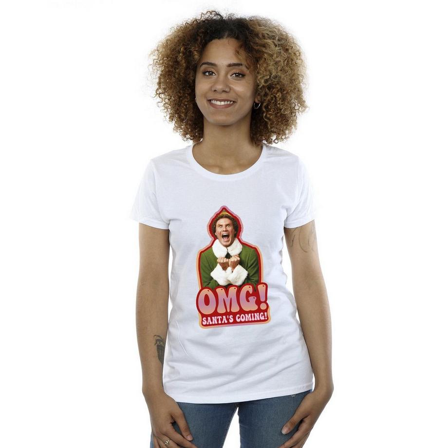 Elf T-shirt Santa's Coming  