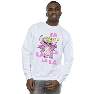 Disney  Lilo & Stitch Angel Fa La La Sweatshirt 