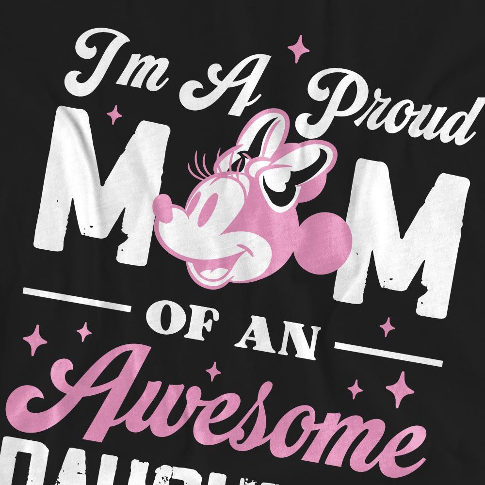 Minnie Mouse Proud Mom Awesome Daughter T-Shirt  
