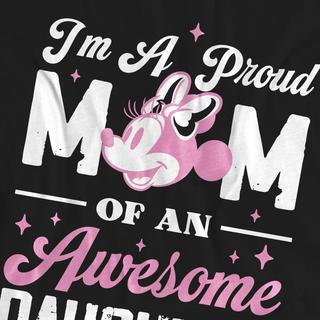 Minnie Mouse Proud Mom Awesome Daughter T-Shirt  