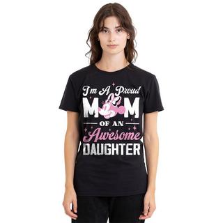 Minnie Mouse Proud Mom Awesome Daughter T-Shirt  