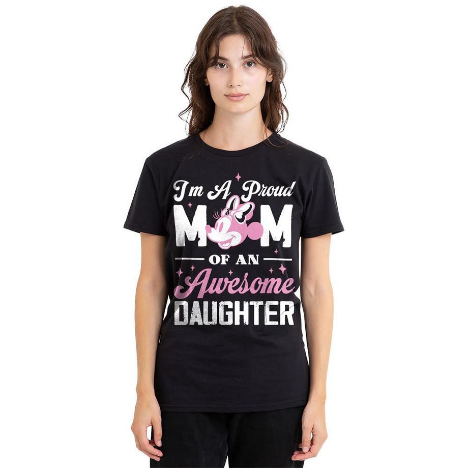 Minnie Mouse Proud Mom Awesome Daughter T-Shirt  
