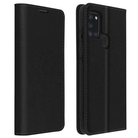 Avizar  Étui Samsung Galaxy A21s Cuir Noir 