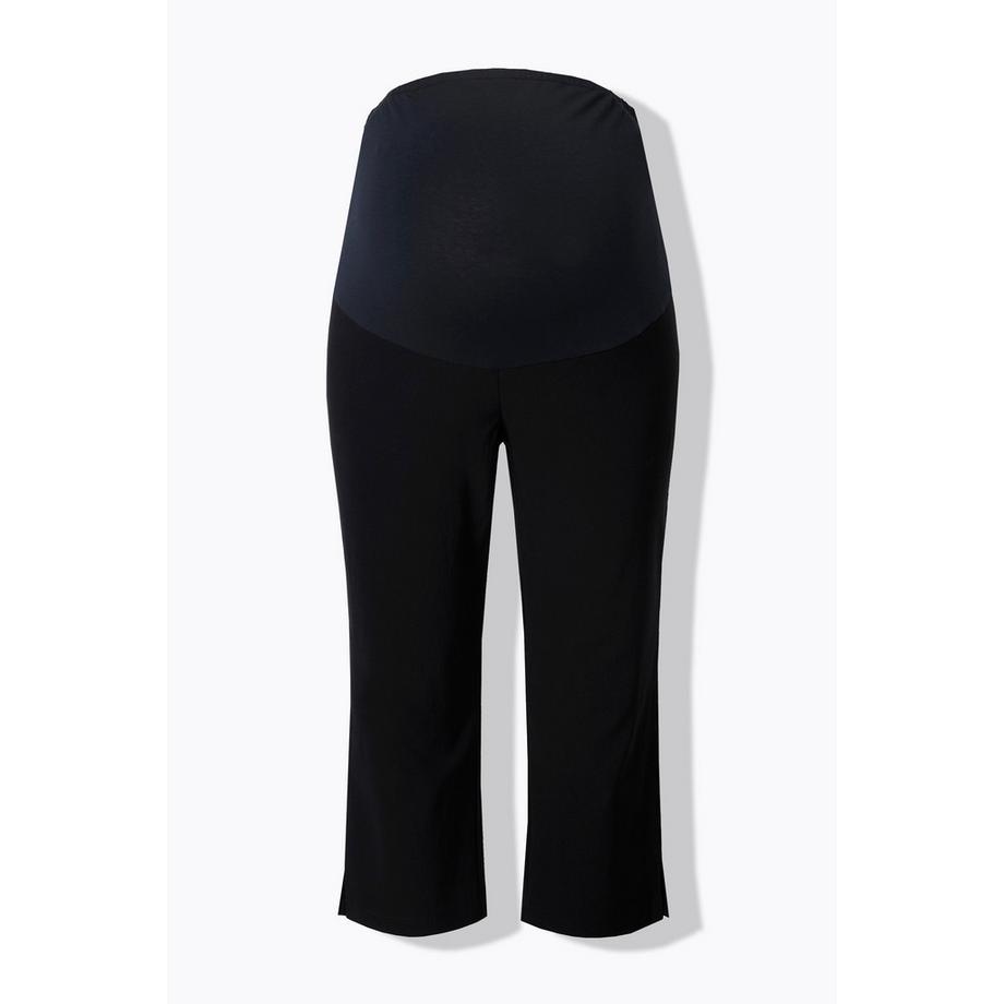 Ulla Popken Bellieva Bengalin Umstandshose wadenlang mit Stretcheinsatz  