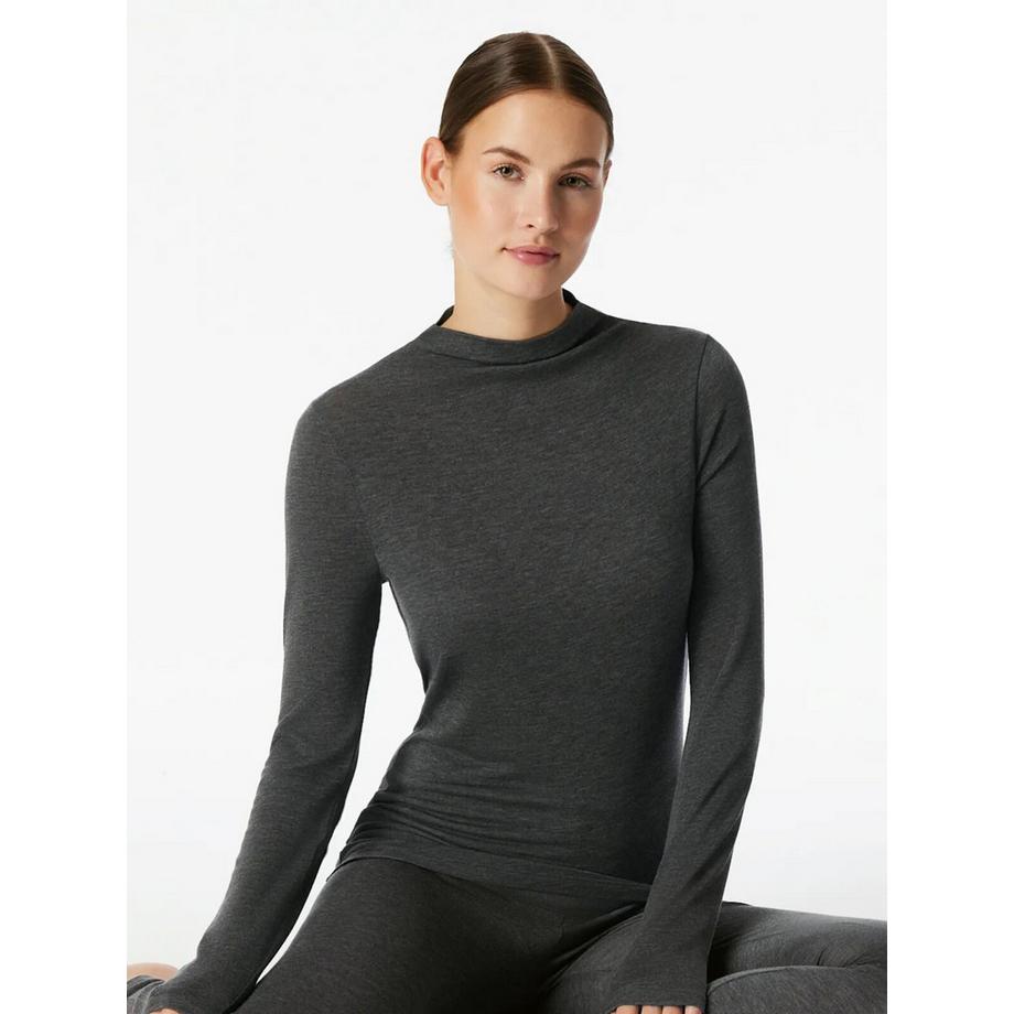 Schiesser Maglia Collo Alto Modal Lana  