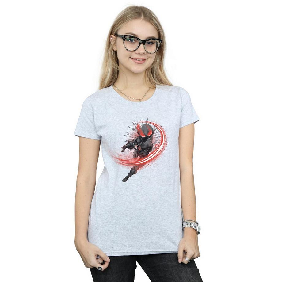 DC COMICS Aquaman Black Manta T-Shirt Stampata  