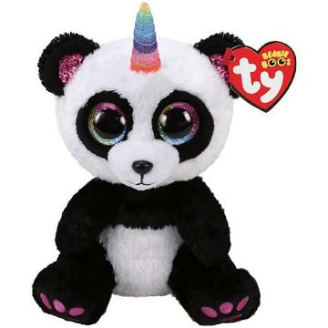 Paris Panda M/Horn Beanie Boos