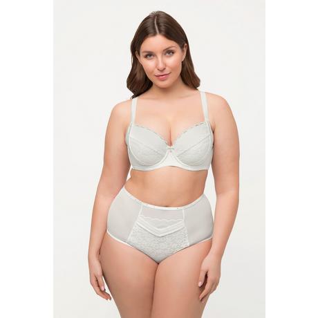 Ulla Popken  Reggiseno con ferretto, coppe morbide, ciondolo e pizzo, coppa B-E 