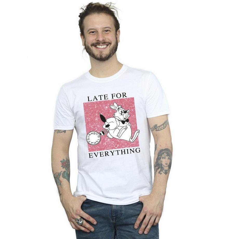 Disney Alice nel Paese delle Meraviglie Late for Everything T-Shirt  