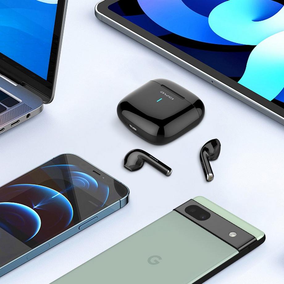 Avizar  Écouteurs Sans Fil IPX6 Batterie 32h 