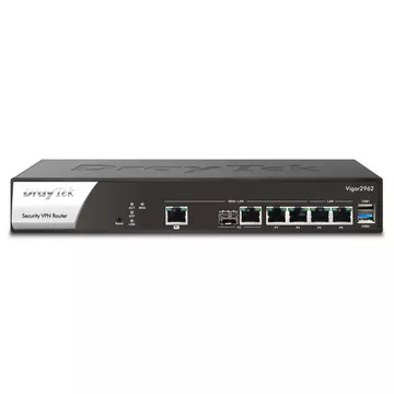 Draytek Vigor 2962 Routeur connecté 2.5 Gigabit Ethernet Noir, Blanc