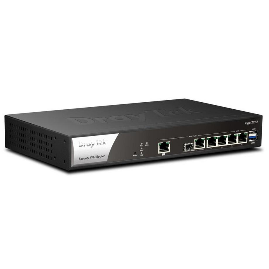 DrayTek  Draytek Vigor 2962 Kabelrouter 2.5 Gigabit Ethernet Schwarz, Weiß 