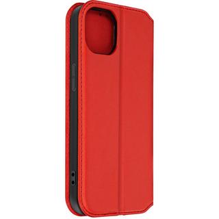 Avizar  Étui Portefeuille iPhone 15 Plus Rouge 