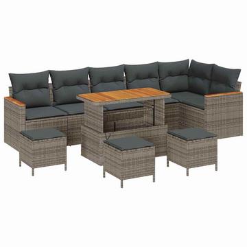 Outdoor-sofaset poly-rattan