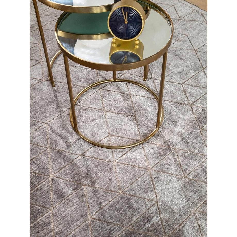 Benuta Tapis Daisy Gris  