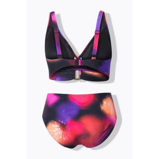 Ulla Popken Bikini con fibbie decorative e coppe morbide  