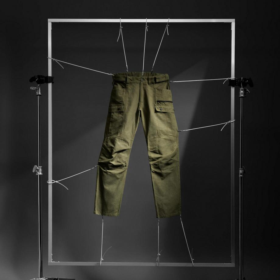 SOLOGNAC  Extrem strapazierfähige Cargohose, Steppe 900 khaki 